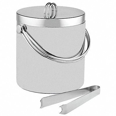 TABLECRAFT PRODUCTS COMPANY H303 Ice Bucket 8 7/8 in H SS Silver
