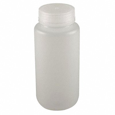 LAB SAFETY SUPPLY 6FAH8 Bottle 199 mm H Clear 91 mm Dia PK50
