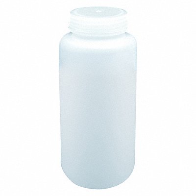 LAB SAFETY SUPPLY 6FAH7 Bottle 168 mm H Clear 73 mm Dia PK125