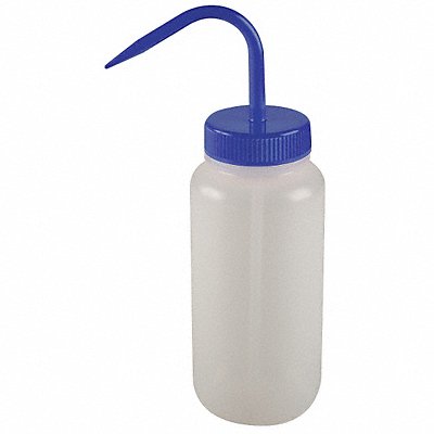 LAB SAFETY SUPPLY 6FAU7 Wash Bottle 250 mL 61 mm Dia