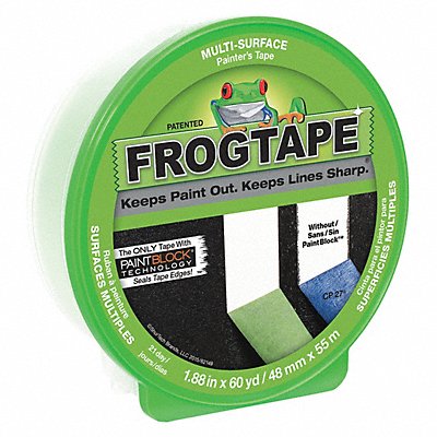 SHURTAPE CF120 Masking Tape 1 7/8 W 60 yd L Green