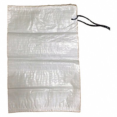 GRAINGER 6FGY2 Sand Bag White 27 in L 18 in W PK100