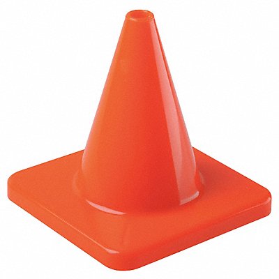 GRAINGER 6FGY7 Traffic Cone 6 In.Orange