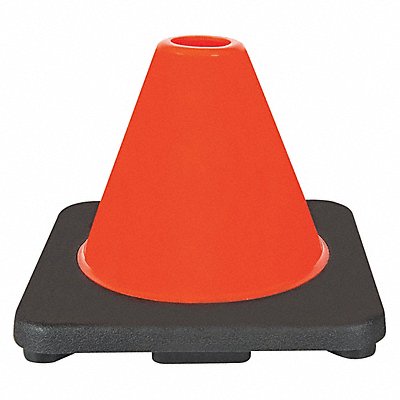 GRAINGER 6FGY9 Traffic Cone 6 In.Orange