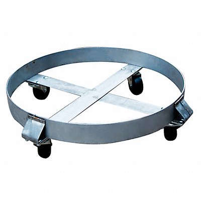 GRAINGER 6FVH6 Drum Dolly 800 lb 6-1/2 In H 55 gal.