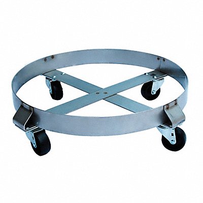 GRAINGER 6FVH7 Drum Dolly 800 lb 6-1/2 In H 55 gal.