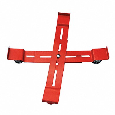 GRAINGER 6FVJ5 Adjustable Drum Dolly 1200 lb 5-3/8 In H