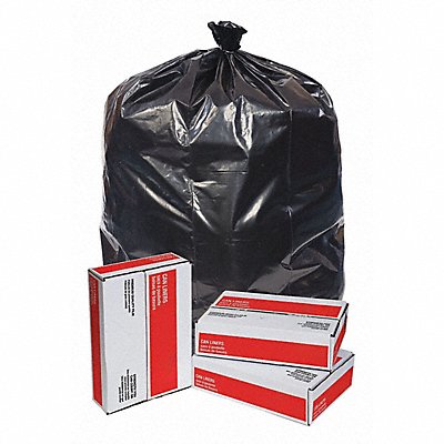 GRAINGER 6FWH8 Garbage Bag 96 gal Black PK50