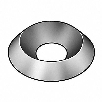 GRAINGER FINWX00300010P1 Countersunk Washer Stainless Steel M3 90 10x1.8mm 10PK