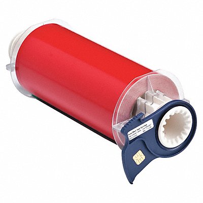 BRADY 13654 D9019 Tape Cartridge Red 50 ft L 7 in W