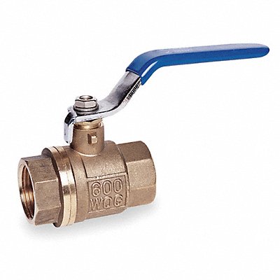 GRAINGER 107815 Manual 2-Way Ball Valve IPS Brass