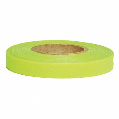 GRAINGER NLG200 Flagging Tape Lime Glo 150ft x 1-2 In.
