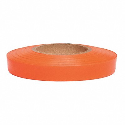 GRAINGER NOG200 Flagging Tape Orng Glo 150ft x 1/2 In