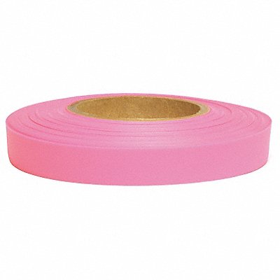 GRAINGER NPG200 Flagging Tape Pink Glo 150ft x 1/2 In