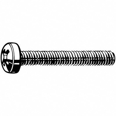 GRAINGER M246601000040 MS M10-1.50 Zinc Plated 40mm 1PK