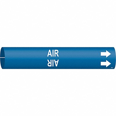 BRADY 4002A Pipe Marker Air 13/16 in H 4/5 in W