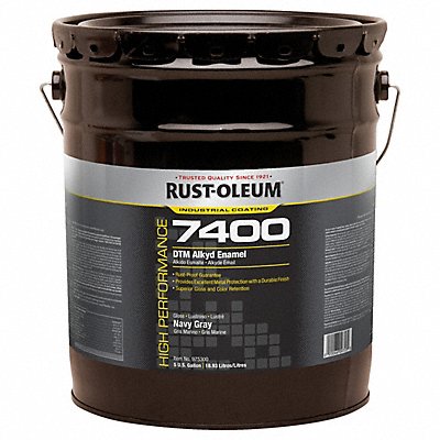 RUST-OLEUM 975300 H7154 7400 Alkyd Enamel Navy Grey 5 gal