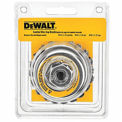 DEWALT DW4916 Knot Wire Cup Brush Arbor 0.02