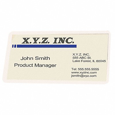 SIRCLE 378335 Laminating Pouches 2-1/4x3-3/4in PK100