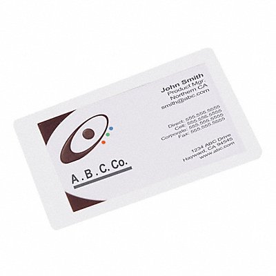 SIRCLE MIL07 Laminating Pouches 2-5/8x3-7/8in PK100