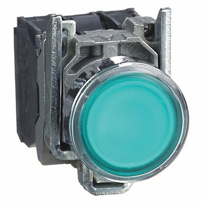 SCHNEIDER ELECTRIC XB4BW33B5 H6941 Illuminated Push Button FullVolt Green 1NO/1NC
