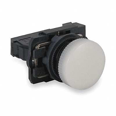 SCHNEIDER ELECTRIC XB5AV61 PilotLight White 22mm NoLamp Included