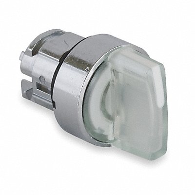 SCHNEIDER ELECTRIC ZB4BK1513 Short Hand Select Switch Illum Wht 3Pos 22mm