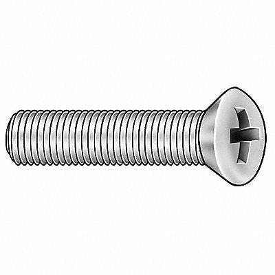 GRAINGER MPOX02508100P1 MS M2.5-0.45 Plain 8mm 100PK