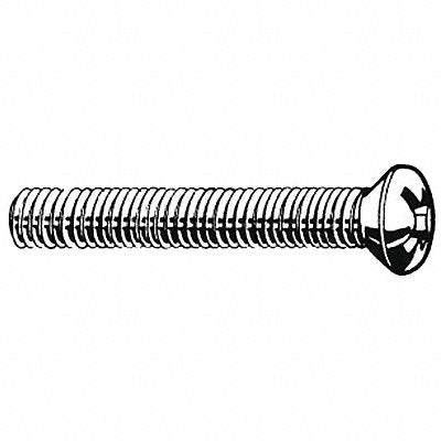 GRAINGER U513200130037 MS #6-32 Plain 3/8 L 100PK