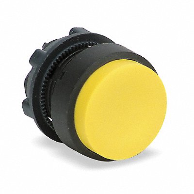 SCHNEIDER ELECTRIC ZB5AH5 H6990 Extended Push Button Yellow Non Illuminated 22mm