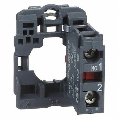 SCHNEIDER ELECTRIC ZB5AZ102 Contact Block Black 1NC 22 mm ZB5