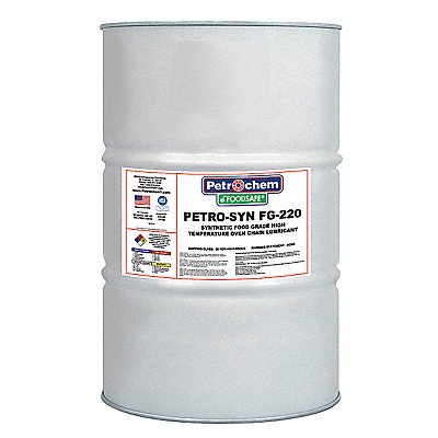 PETROCHEM FOODSAFEPETROSYNFG220055 55 gal Drum Oven Chain Lubricant