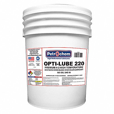 PETROCHEM OPTILUBE220005 Chain Wire Rope Lube 5 gal Jug