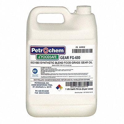 PETROCHEM FOODSAFEGEARFG680001 Gear Oil GEAR Jug 1 gal
