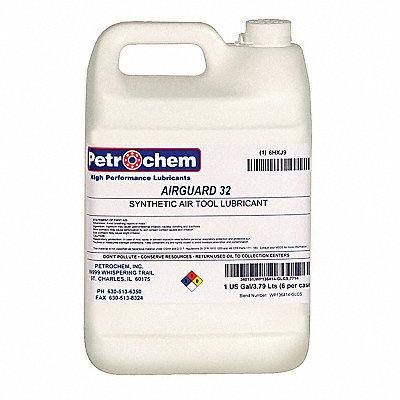 PETROCHEM AIRGUARD32001 Air Tool Lubricant Synthetic Base 1 gal.