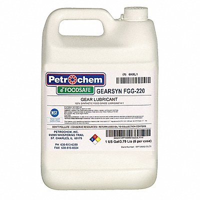 PETROCHEM GEARSYNFGG220001 Gear Oil GEARSYN Synthetic Jug 1 gal