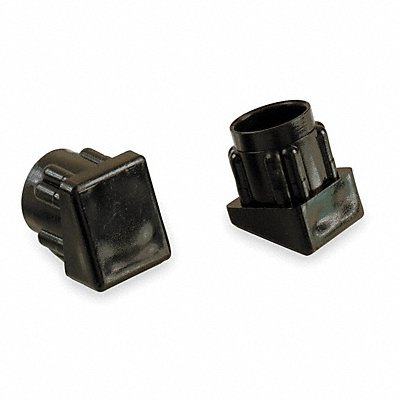 GRAINGER 6J580 Protective Leg Tips Slip On Round PK24