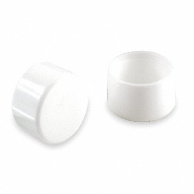 GRAINGER 6J590 Protective Leg Tips Slip On Round PK24