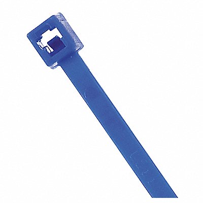 POWER FIRST 36J224 Cable Tie 7.9 in Blue PK100