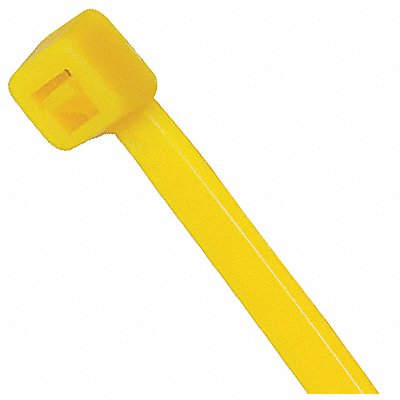 POWER FIRST 36J215 Cable Tie 7.9 in Yellow PK100