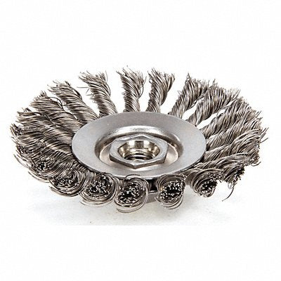 WEILER 94033 Knot Wire Bevel Brush Threaded Arbor