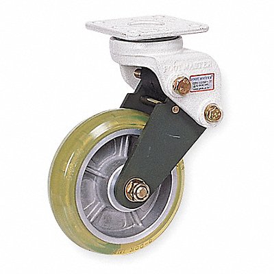 GRAINGER GDS150ARF Shock Absorbing Plate Castor Rigid