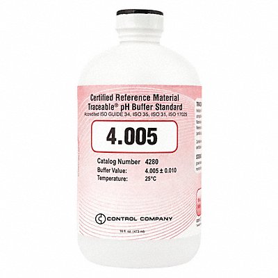 TRACEABLE 4280 pH Standard Cert. Ref Material CRM 4.005