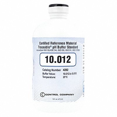 TRACEABLE 4282 pH Standard Certificate Reference Material CRM 10.012