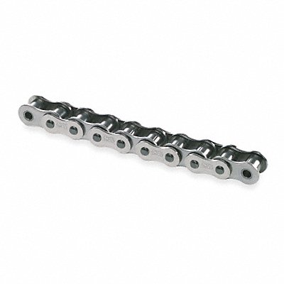TSUBAKI 50NP Roller Chain 10ft Riveted Pin Steel