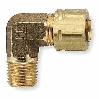 PARKER 169CA1212 Elbow 90 Brass CompxM 3/4In PK5