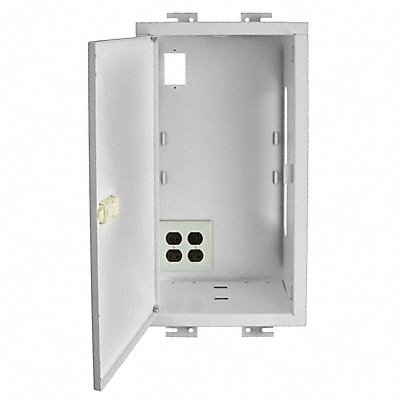 HUBBELL WIRING DEVICE-KELLEMS AVCE1H AV Ceiling Enclosure Recessed Steel Wht