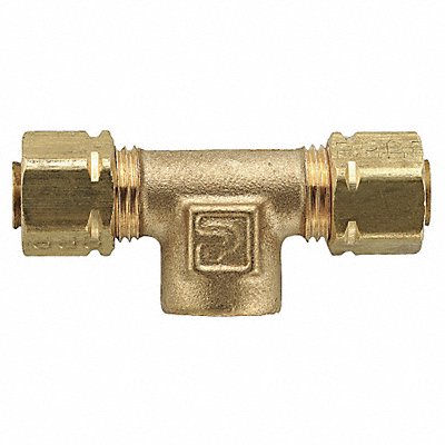 PARKER 177CA42 Branch Tee Brass CompxF 1/4Inx1/8In PK10