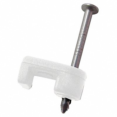 GARDNER BENDER PSW160 Cable Staple 3/16In Plastic Tele Pk100
