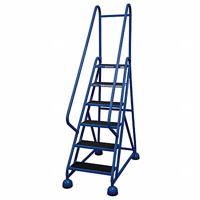 COTTERMAN ST601A2C21P5 D5248 Rolling Ladder Handrail Platform 54 In H